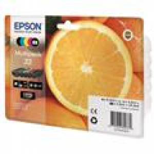 T3337 EPSON 33  Multipack 5 Originalpatronen: black, photo-black, cyan, magenta, yellow für EPSON Expression Premium XP-530 XP-535 XP-540 XP-630 XP-635 XP-640 XP-830 XP-900